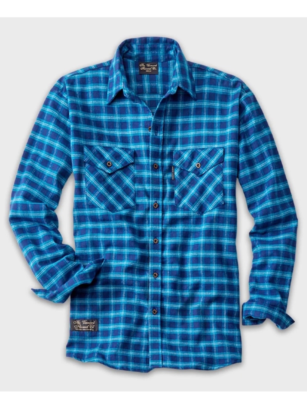 Vermont Flannel Co. 100% Cotton Shirt M Plaid
